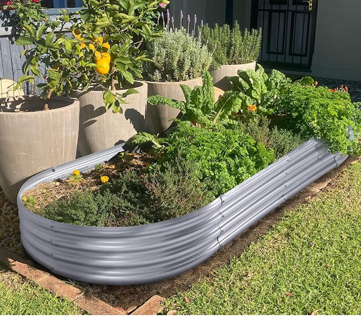 Land Guard Galvanized Raised Garden Bed