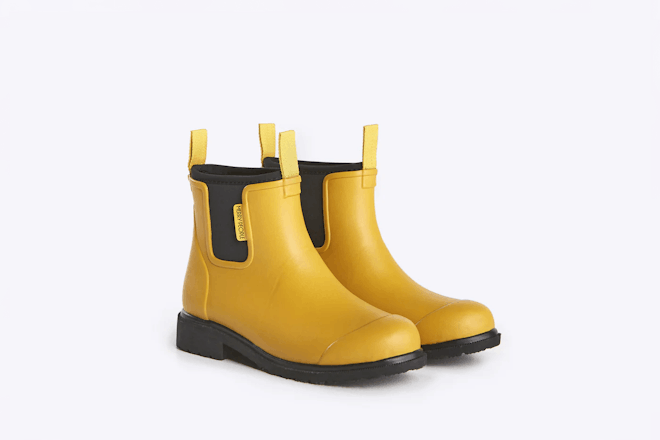 Bobbi Rain Boot // Mustard Yellow & Black