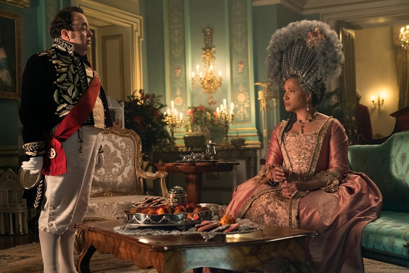 Hugh Sachs and Golda Rosheuvel in 'Queen Charlotte.' Photo via Netflix