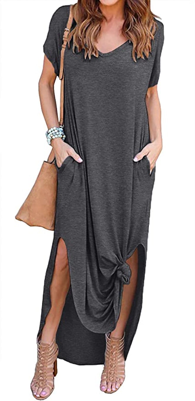 GRECERELLE Split Maxi Dress