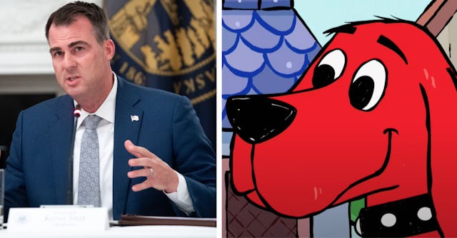 Oklahoma Gov. Stitt vetoed a bill that authorized funding the Oklahoma Educational Television Author...