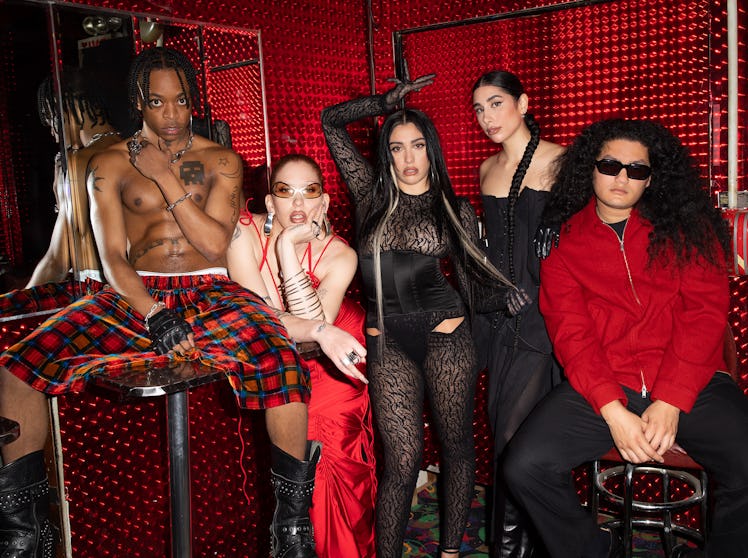 From left: Ish Couture wears Acne Studios shorts; Jennifer Fisher earring; Marc Jacobs necklace; Tif...