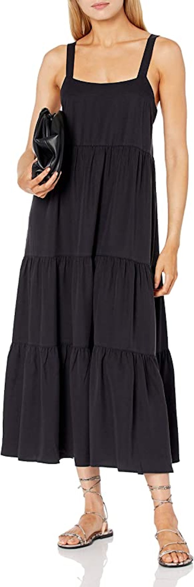 The Drop Britt Tiered Maxi Tent Dress