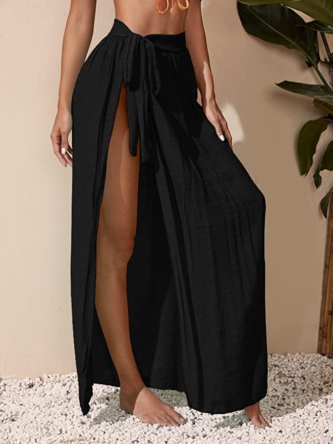 Floerns Sheer Beach Swimwear Cover Up Wrap