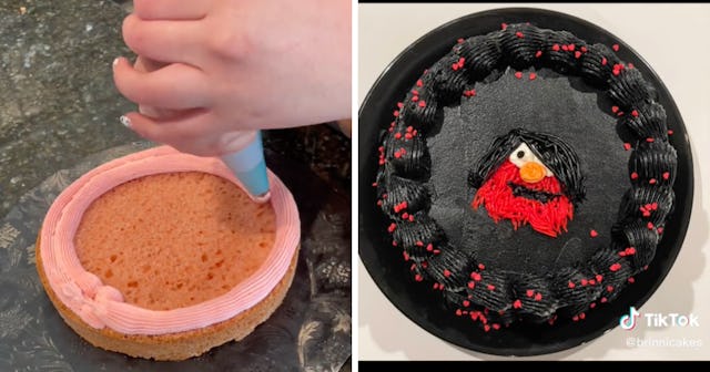 Hilarity ensued when a baker misread a birthday cake order, and the emo Elmo cake was born. 