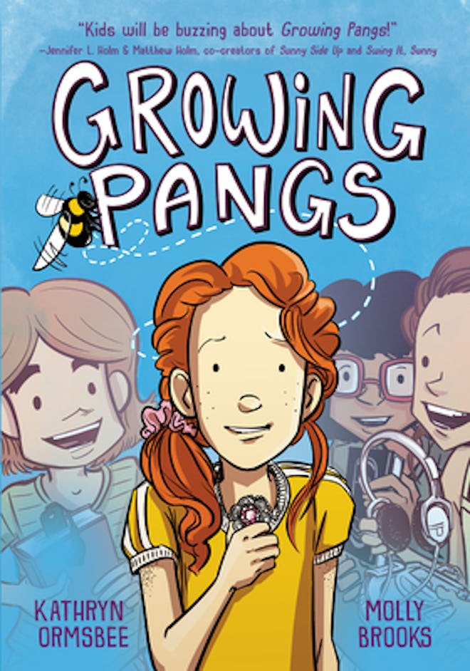 A children's book about anxiety and graphic novel about anxiety called growing pangs