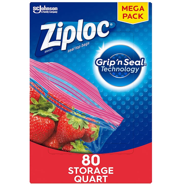 Ziploc Quart Food Storage Bags (80 Count)