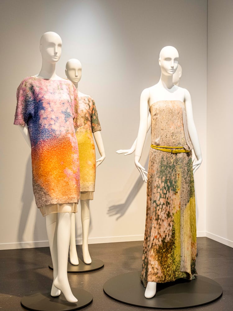mannequins wearing designs by Akris