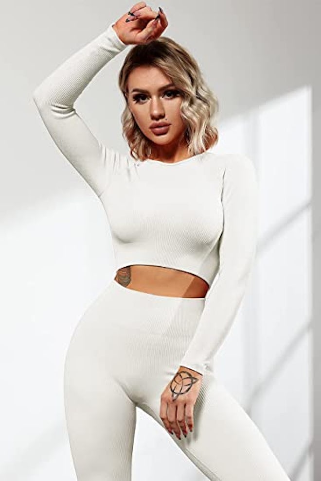 QINSEN Seamless Workout Outfit (2-Pieces)