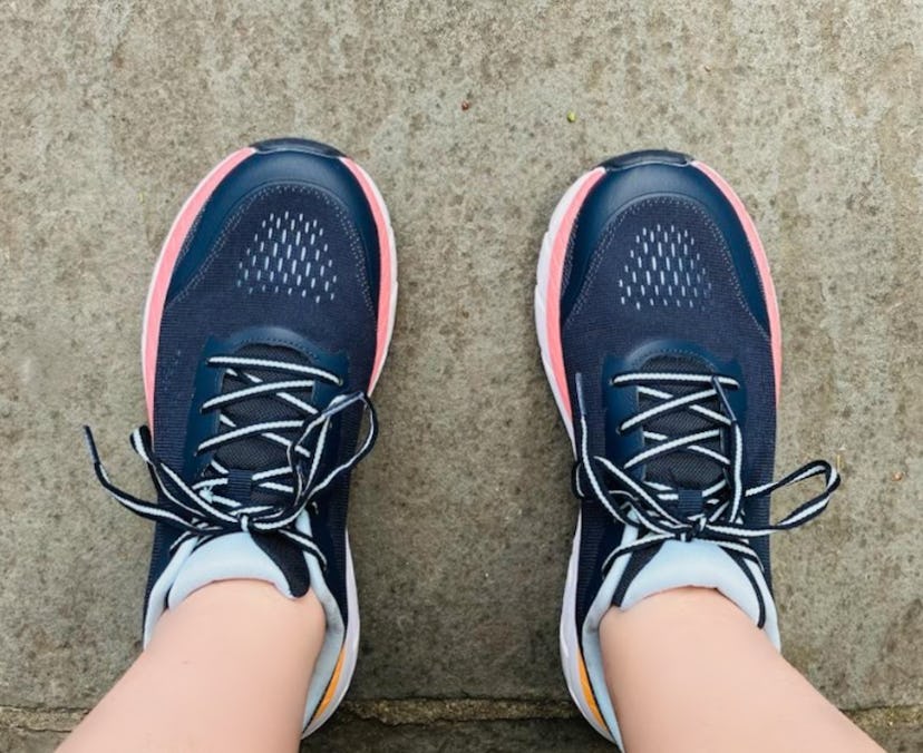 A review of the Hoka dupes from TikTok: Avia Hightails from Walmart and Amazon.