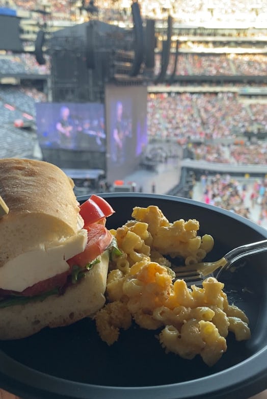 The food in the VIP suite at Taylor Swift's 'Eras Tour.'