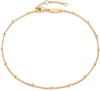 MEVECCO Gold Plated Dainty Anklet