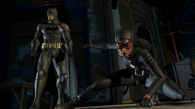 Batman and Catwoman in Telltale's Batman