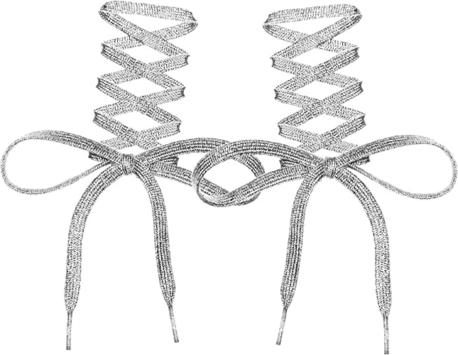 Shoe String King Shiny Metallic Shoelaces