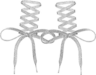 Shoe String King Shiny Metallic Shoelaces 