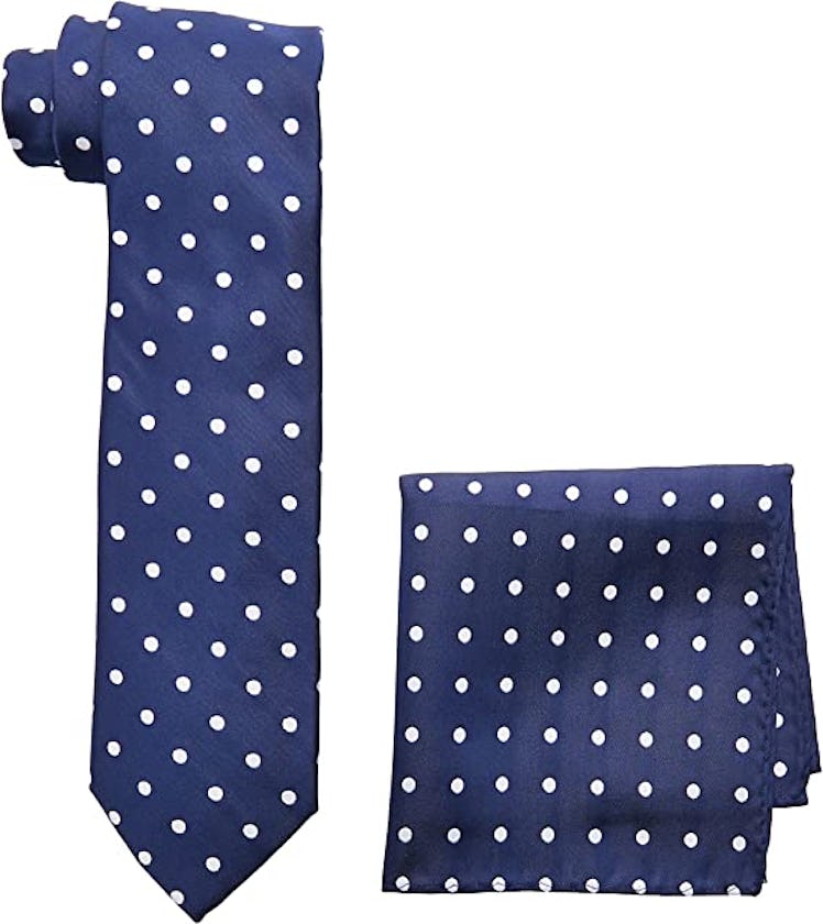 Stacy Adams Satin Dot Tie Set