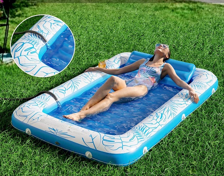 Jasonwell Inflatable Tanning Pool Lounger Float