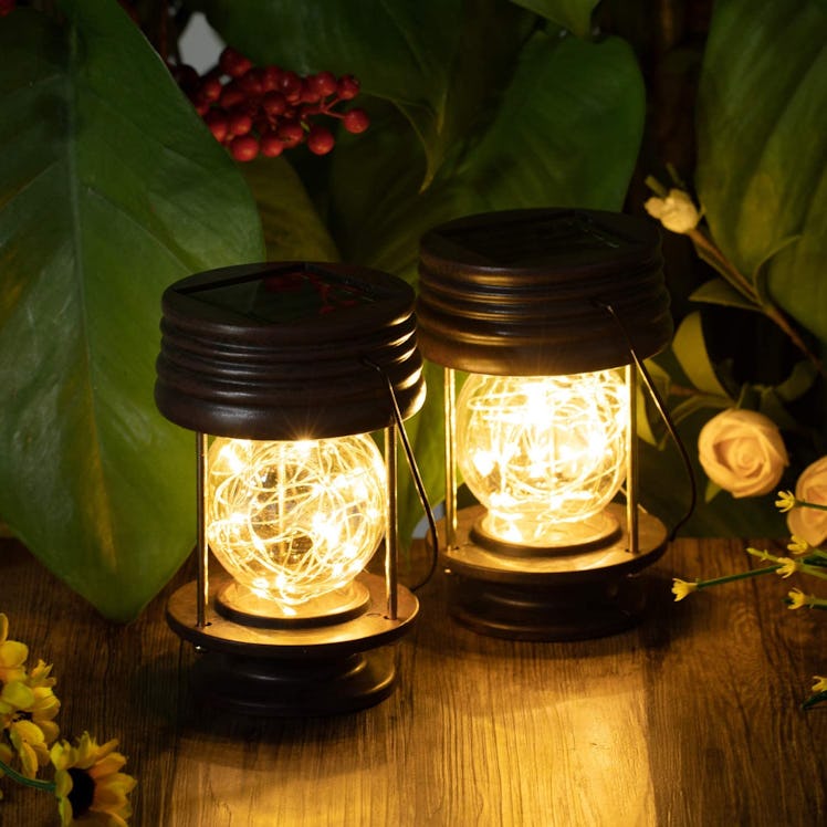 Outdoor Lights & Living Hanging Solar Lights (2-Pack)