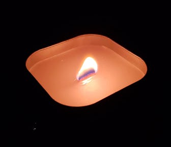 Coleman Pine Scented Citronella Candle with Wooden Crackle Wick
