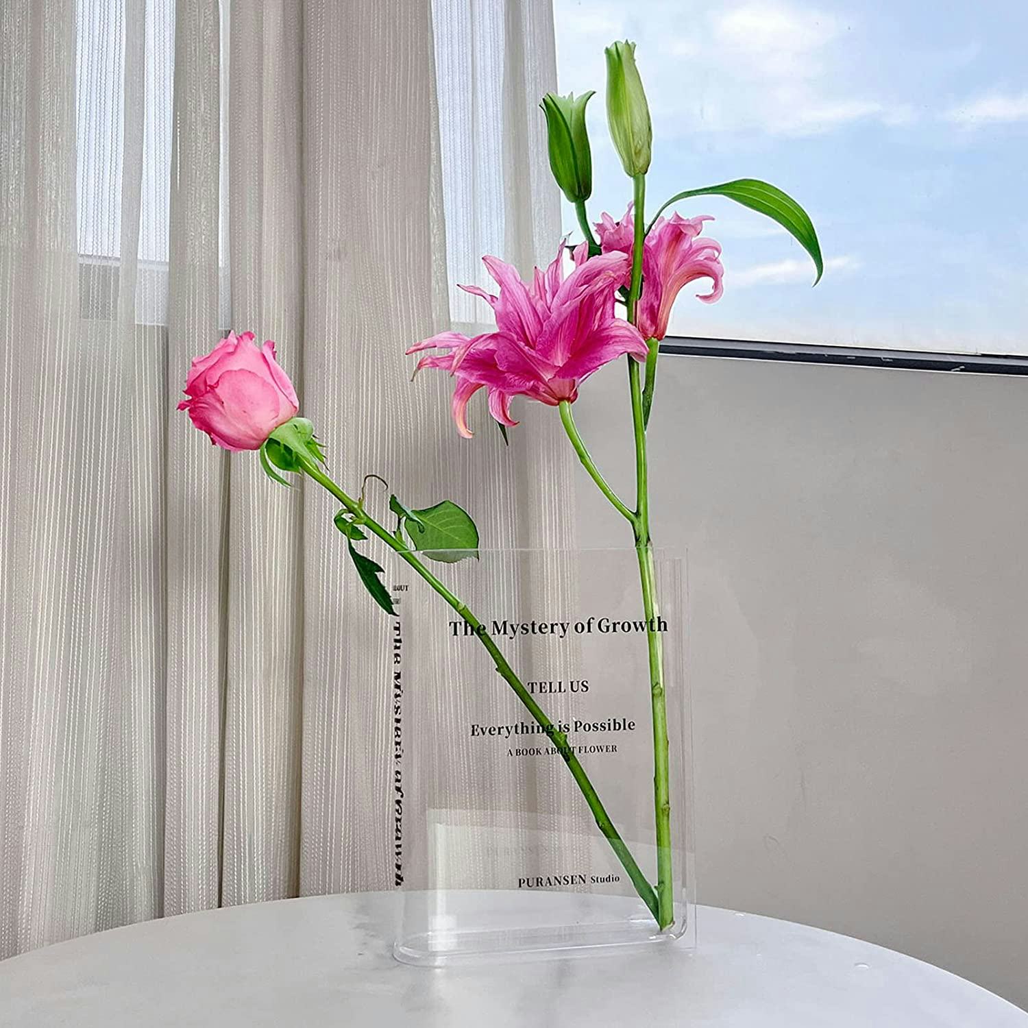 Puransen Book Vase for Flowers