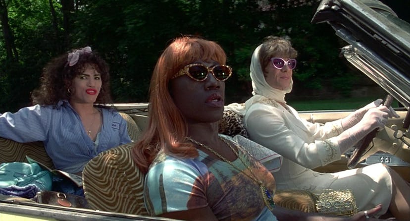 John Leguizamo, Wesley Snipes, and Patrick Swayze in 'To Wong Foo, Thanks For Everything, Julie Newm...