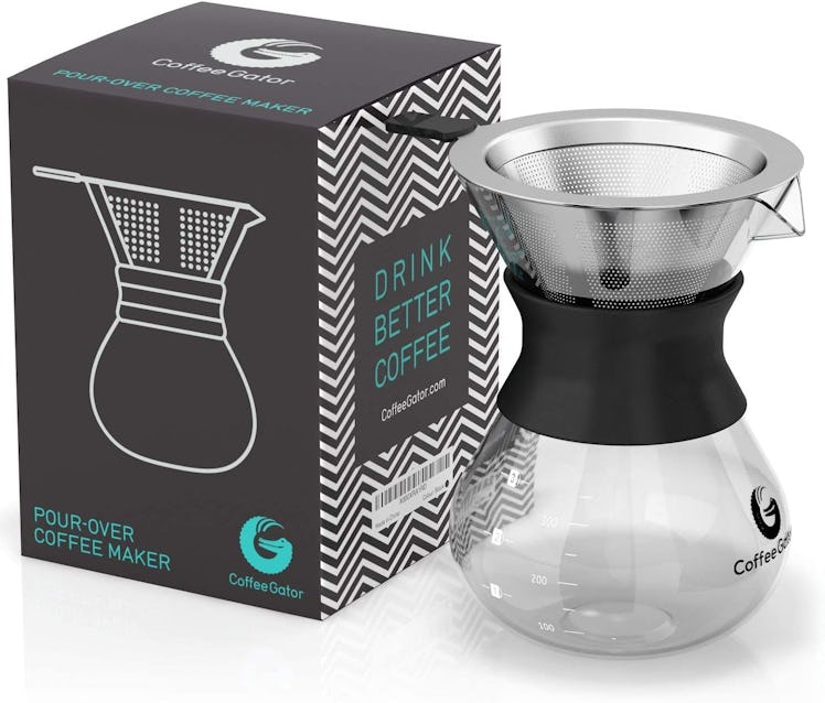 Coffee Gator Paperless Pour Over Coffee Maker