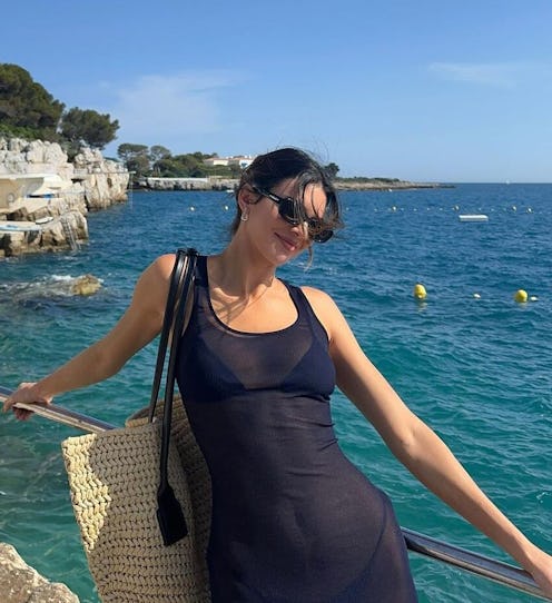 Kendall Jenner black dress