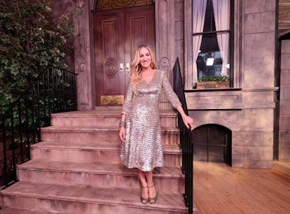 Carrie Bradshaw's apartment stoop at NYC's 'Sex And The City' pop-up