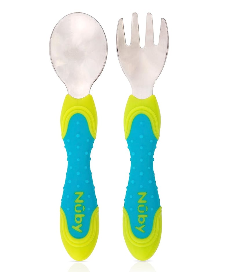 Nuby Stainless Steel Utensils (2 Pieces)