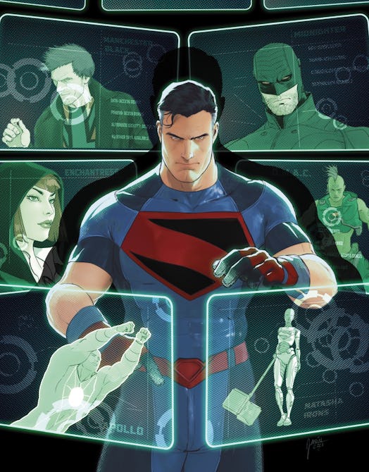 The cover for Superman and The Authority