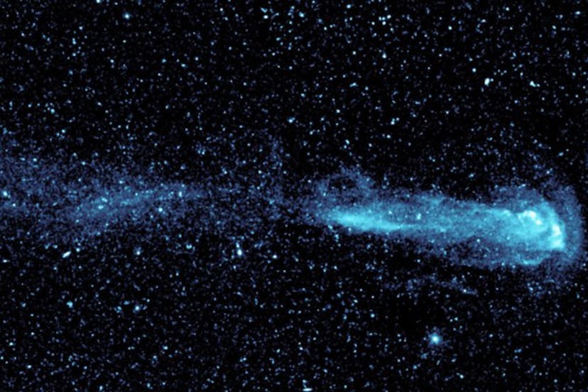 The star, named Mira (pronounced my-rah) after the latin word for "wonderful," is shedding material ...