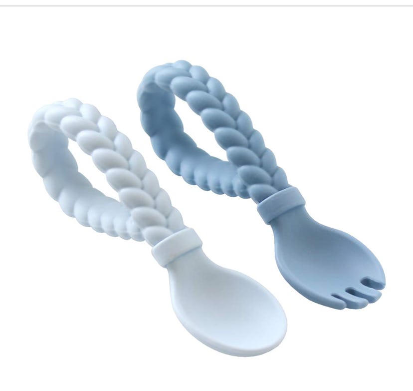 Itzy Ritzy Silicone Spoon & Fork Set