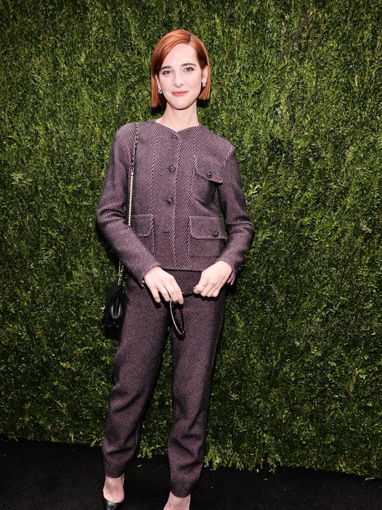 Hari Nef, wearing CHANEL, attends the CHANEL Tribeca Festival Women's Lunch to celebrate the "Throug...
