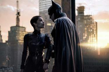Zoe Kravitz and Robert Pattinson in a still from The Batman