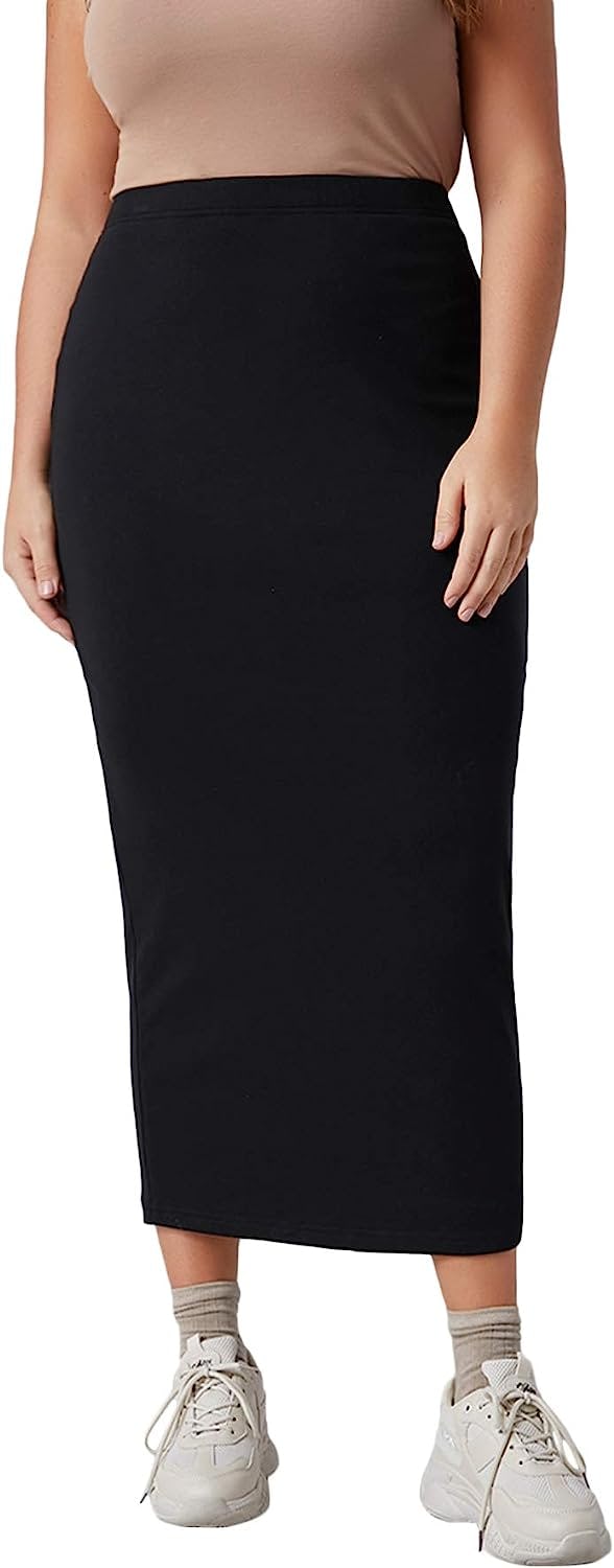 Verdusa High Waist Long Pencil Skirt