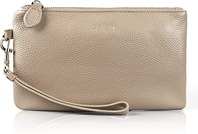 befen Genuine Italian Leather Wristlet