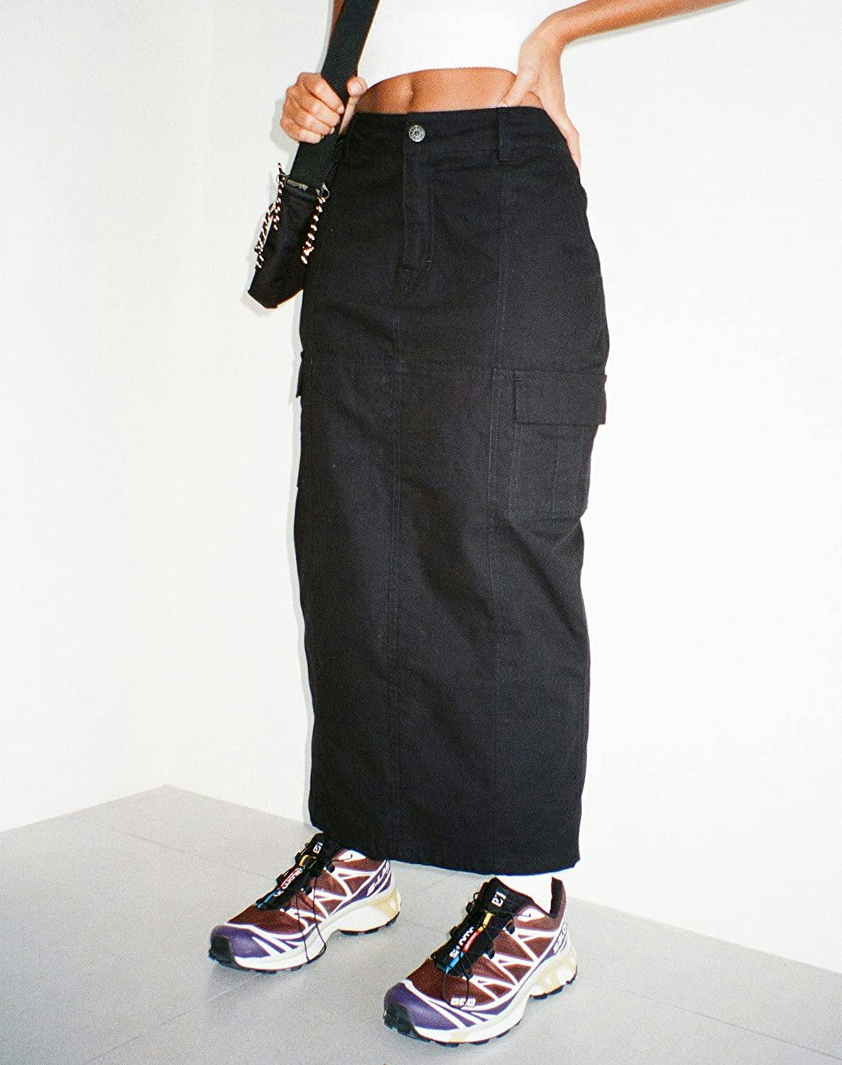 Springrain Cargo Midi Skirt