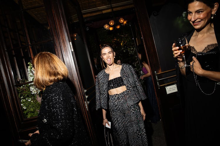 Zoey Deutch at the Chanel Artists Dinner at Balthazar Restaurant on June 12, 2023 in New York, New Y...