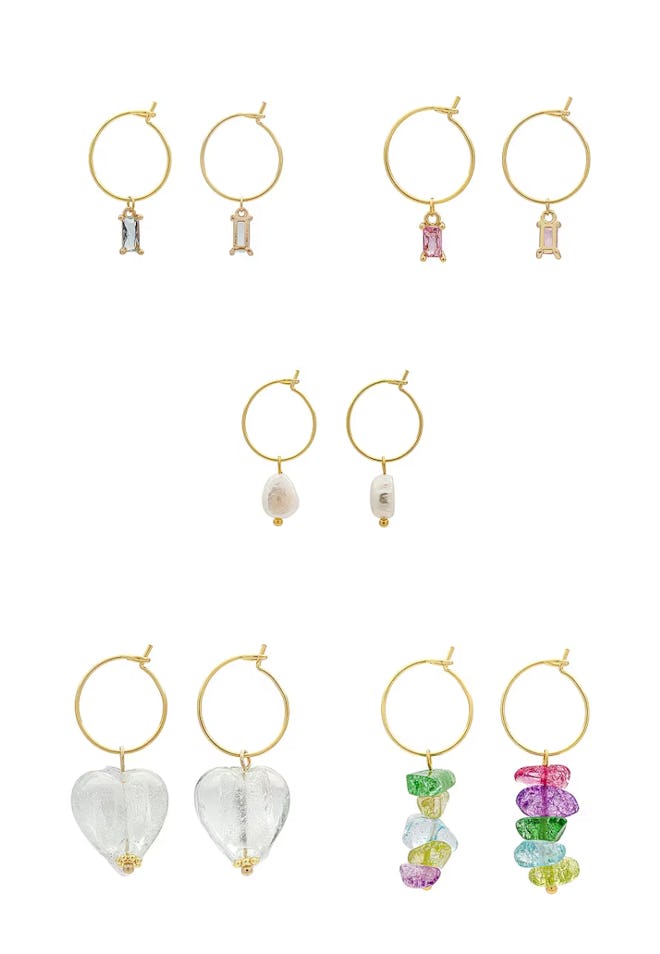 Petite Moments Girly Hair Charm Rings