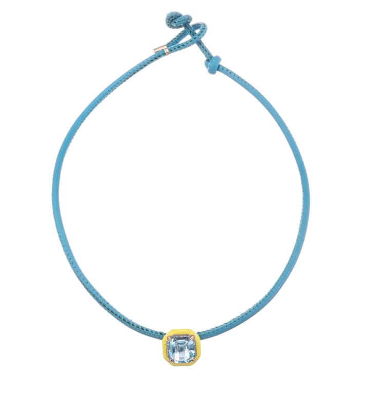 Bea Bongiasca Pop Choker With Octagon in Candy Setting