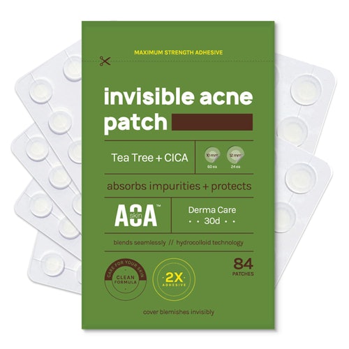 AOA STUDIO Invisible Acne Patch Blemish Spot With Tea Tree & Cica (84-Pack)
