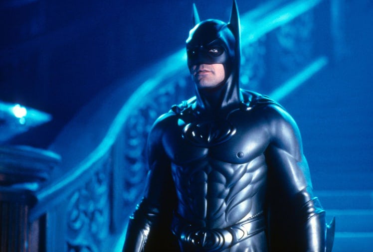 George Clooney wears a batsuit in 1997's Batman & Robin
