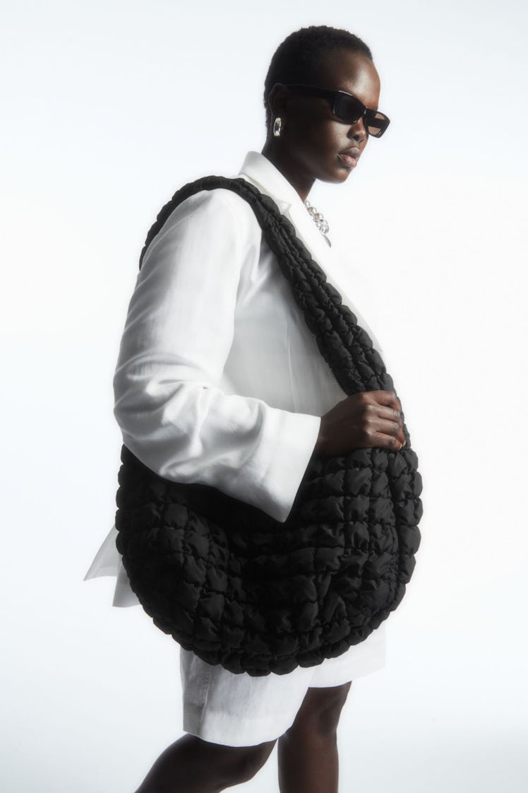 COS oversized quilted bag