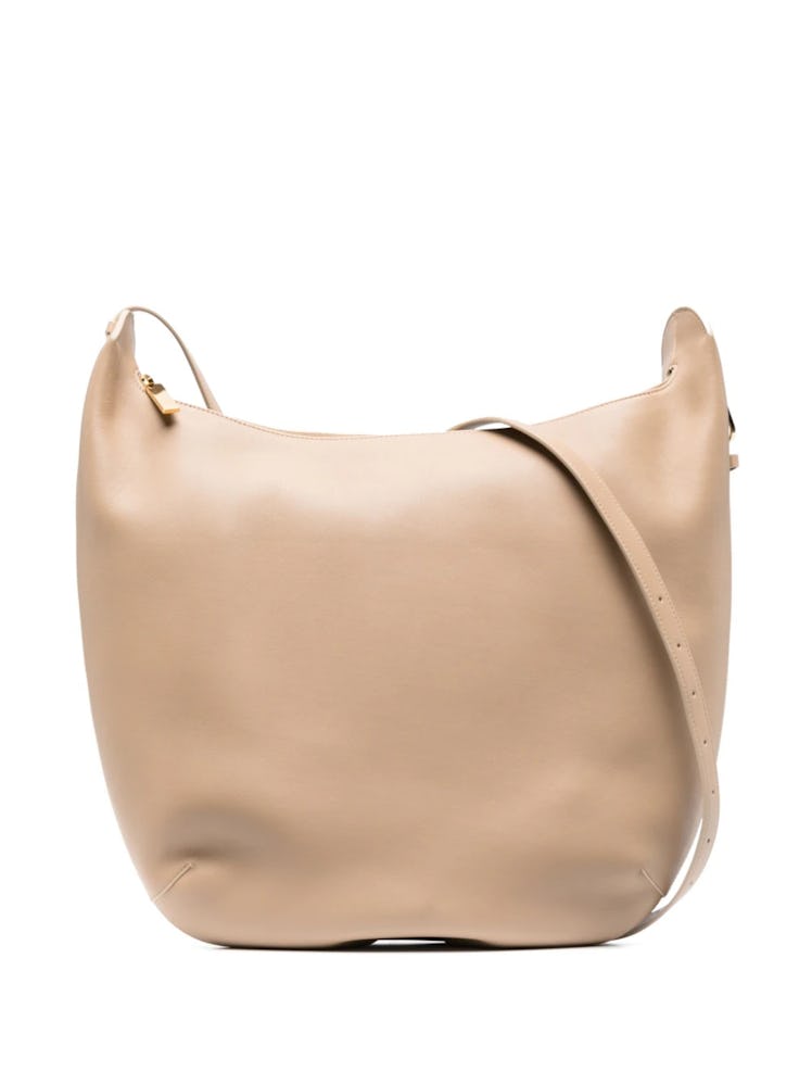 the row The Row oversize calf leather shoulder bag