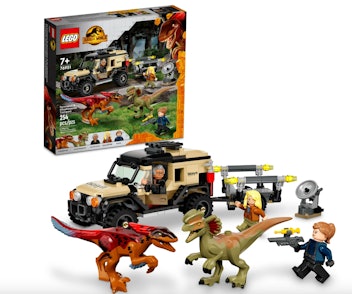 Lego Jurassic World Pyroraptor & Dilophosaurus Transport