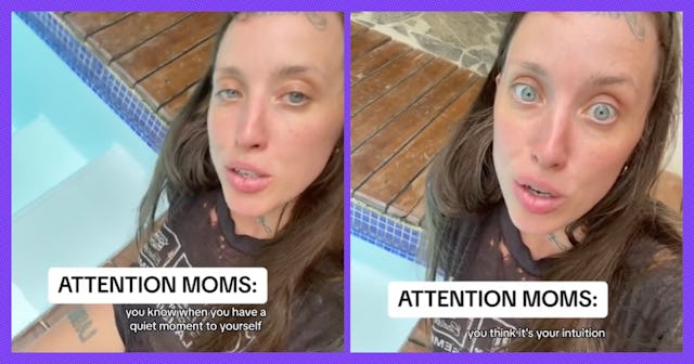 A mom on TikTok advises moms that anxiety and irrational thoughts are "upper limit problems" that ca...