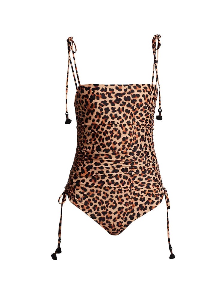 Johanna Ortiz Ubuntu Leopard Print One-Piece Swimsuit