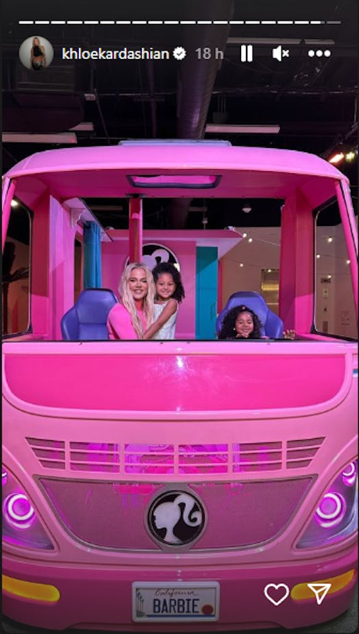 Khloe and Kim went full pink for World of Barbie.