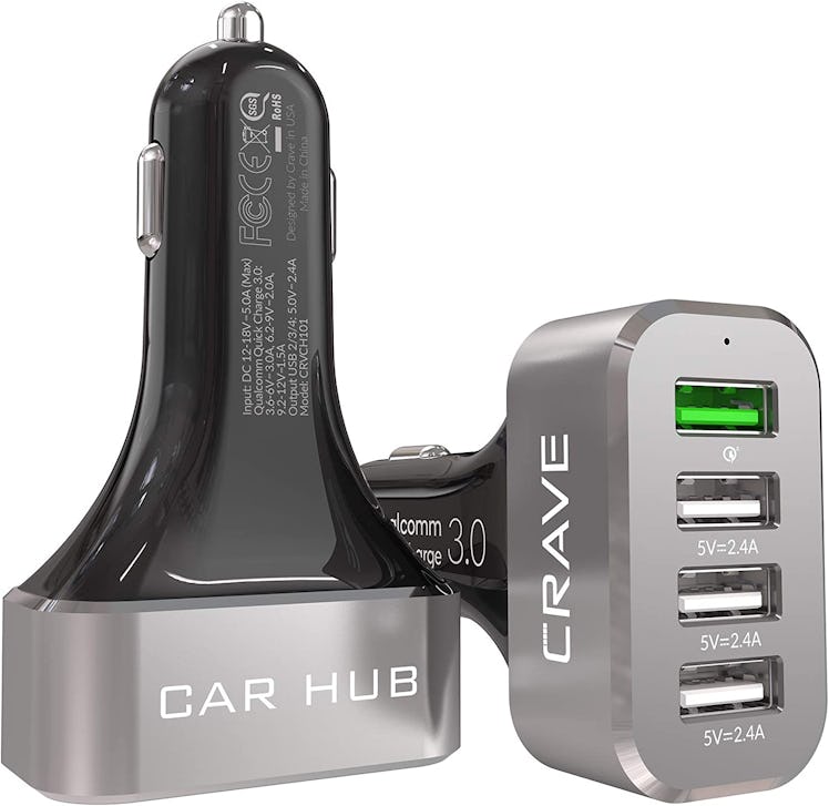 Crave CarHub 4-Port USB Charger