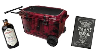 Unique Father's Day gift ideas can include anything from a journal to a splurgy-offroad-cooler.